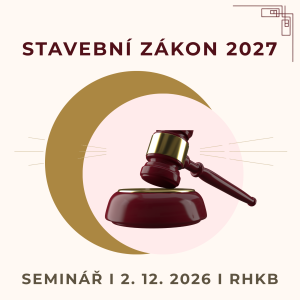 Stavební zákon v roce 2027 (2. 12. 2026)